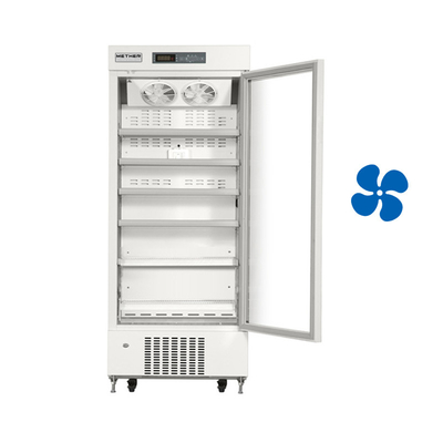 کنترلگر درجه حرارت میکروپروسسر یخچال داروخانه پزشکی با درب شیشه ای گرم 416L