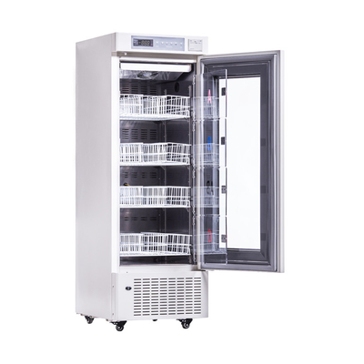 بانک خون بیمارستان قابل حمل کابینت یخچال با درب شیشه ای فوم گرم کننده 208L