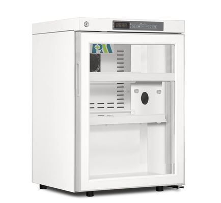یخچال پزشکی داروخانه 2-8 درجه 60 لیتری مینی قابل حمل درب تک شیشه ای