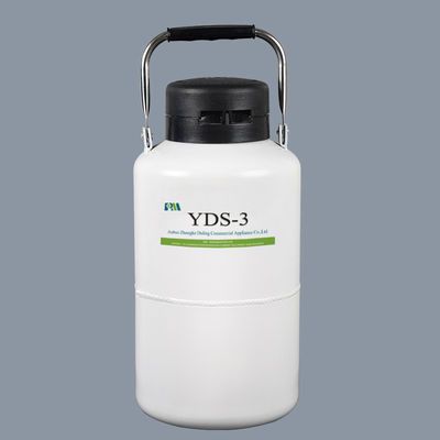 ظرف سفید نیتروژن مایع قابل حمل ISO 100L آلومینیوم هوایی