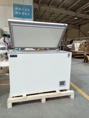 MDF-40H305 -40℃ فریزر عمیق صندوقی زیست پزشکی 305 لیتری، فریزر ذخیره سازی برودتی درجه پزشکی