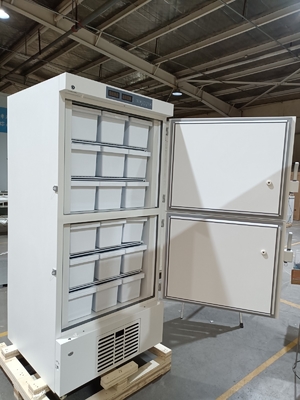 یخچال فریزر زیست پزشکی -40 درجه سانتیگراد MDF-40V528 | فریزر عمیق پزشکی دو محفظه ای با سیستم کمپرسور دوتایی (528 لیتر)