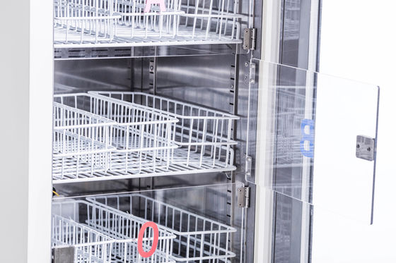 نمایشگر LED 108L مینی قابل حمل یخچال بانک خون زیست پزشکی با کیفیت بالا یخچال برای ایستگاه خون