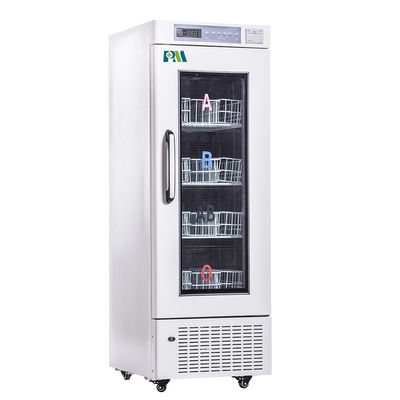 یخچال و فریزر 208 لیتری کوچک با ظرفیت بیومدیکال ذخیره سازی خون با هوا خنک کننده واقعی